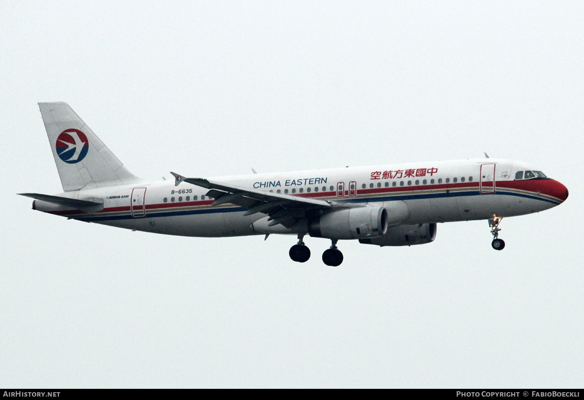 Aircraft Photo of B-6635 | Airbus A320-232 | China Eastern Airlines | AirHistory.net #829633