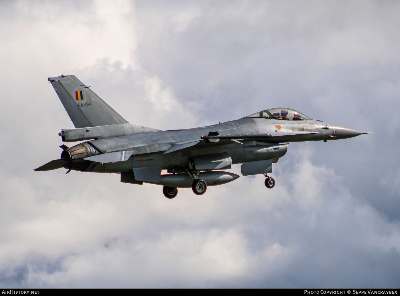 Aircraft Photo of FA-134 | General Dynamics F-16AM Fighting Falcon | Belgium - Air Force | AirHistory.net #829699