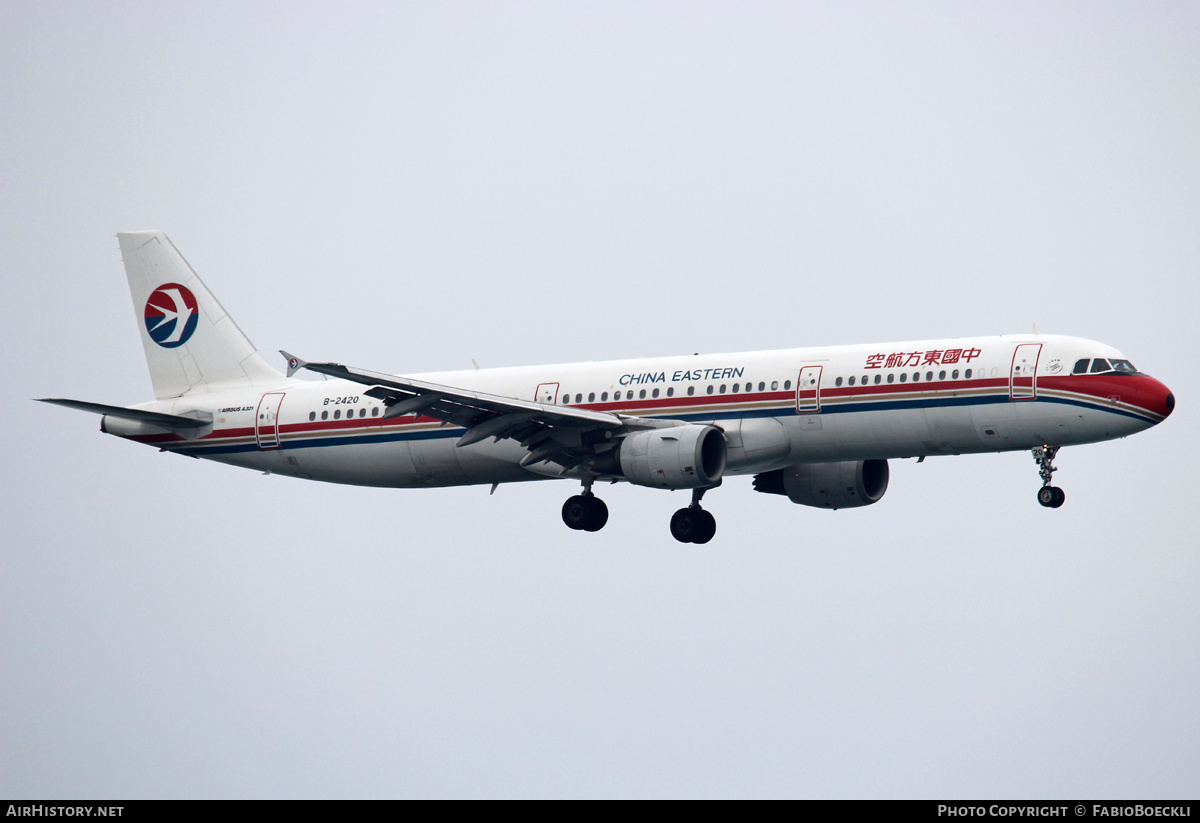 Aircraft Photo of B-2420 | Airbus A321-211 | China Eastern Airlines | AirHistory.net #829701