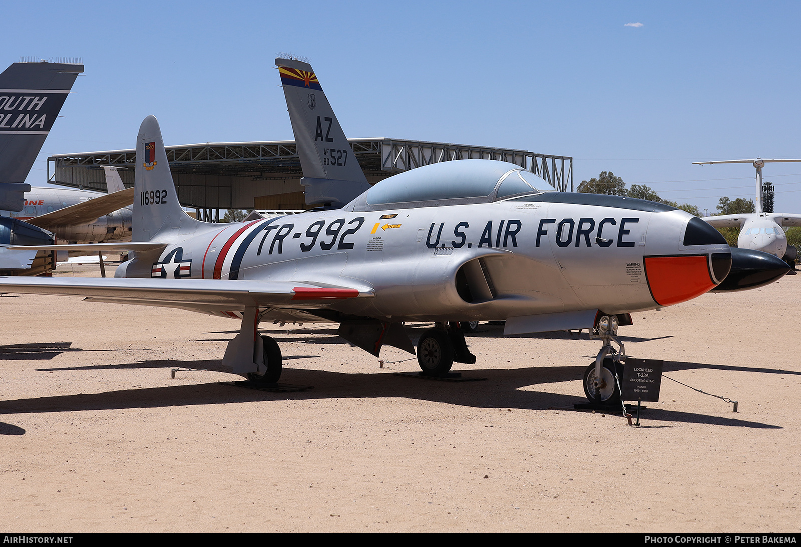 Aircraft Photo of 51-16992 / 116992 | Lockheed T-33A | USA - Air Force | AirHistory.net #829734