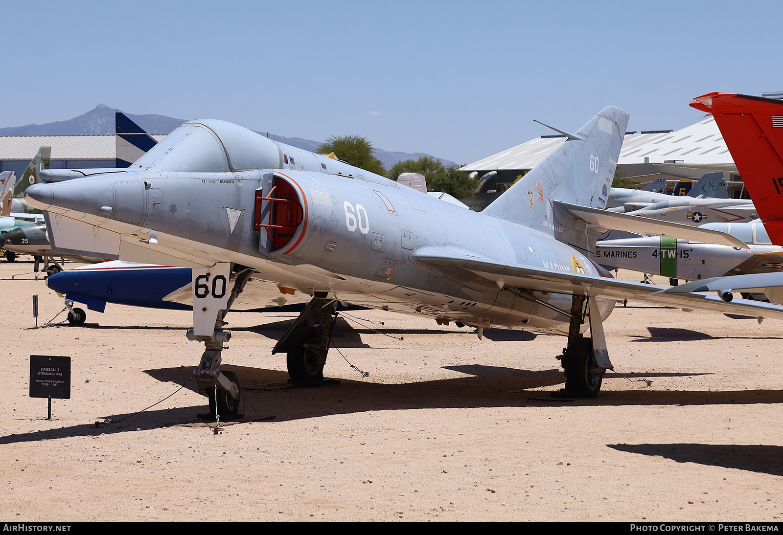 Aircraft Photo of 60 | Dassault Etendard IVM | France - Navy | AirHistory.net #829740