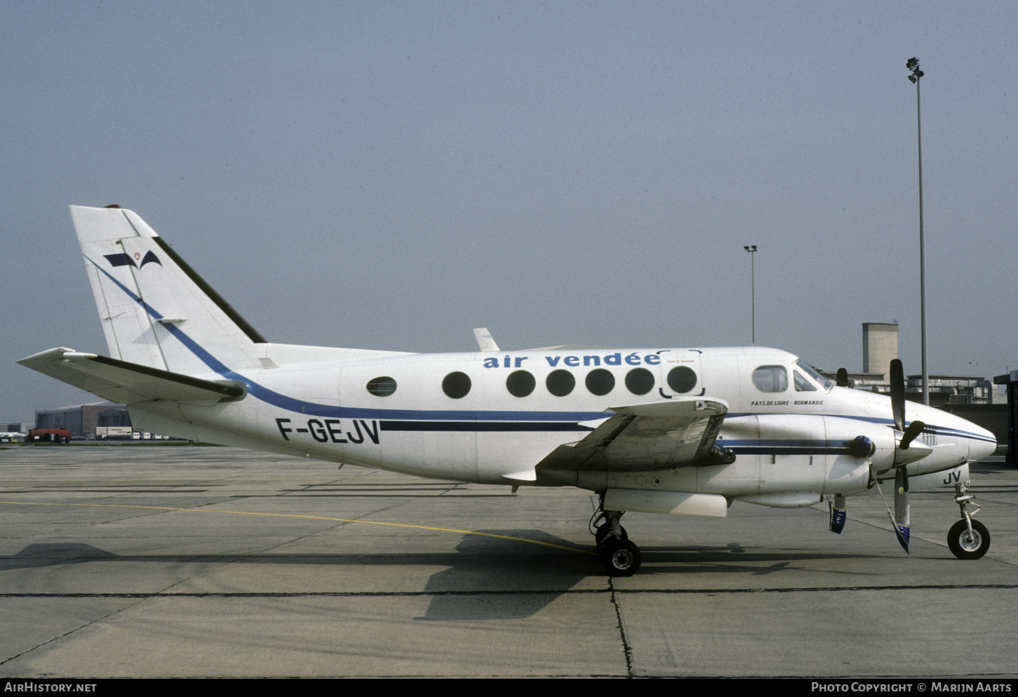 Aircraft Photo of F-GEJV | Beech A100 King Air | Air Vendée | AirHistory.net #829786