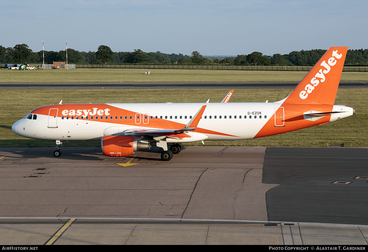 Aircraft Photo of G-EZOK | Airbus A320-214 | EasyJet | AirHistory.net #829791