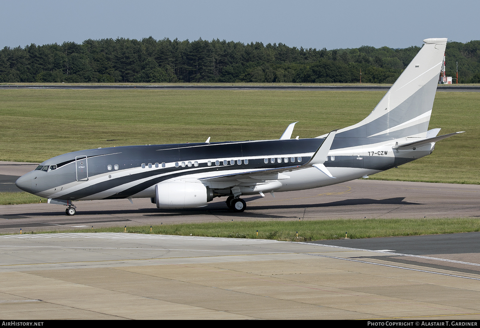 Aircraft Photo of T7-CZW | Boeing 737-7JW BBJ | AirHistory.net #829793