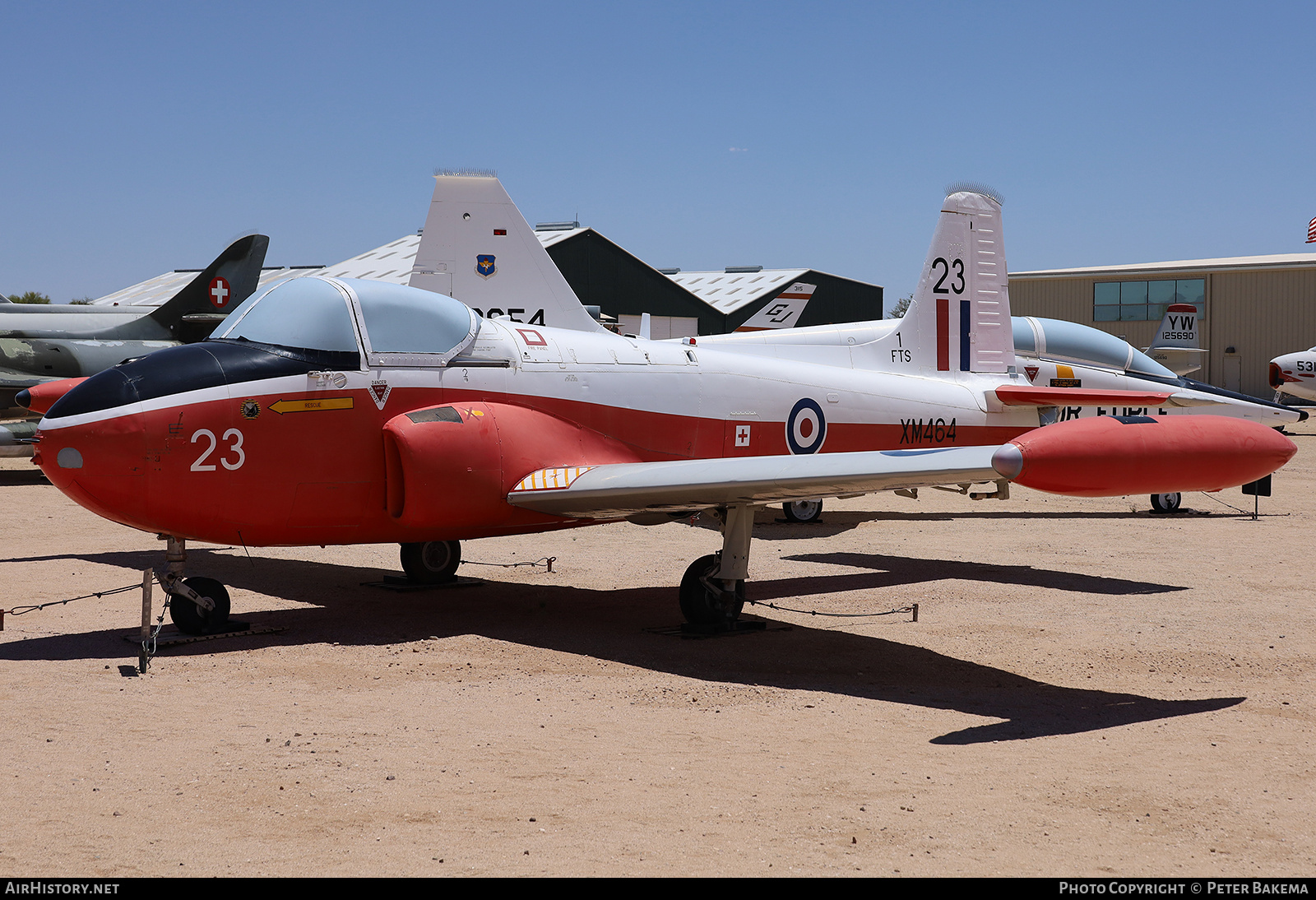 Aircraft Photo of XM464 | Hunting P.84 Jet Provost T3A | UK - Air Force | AirHistory.net #829796