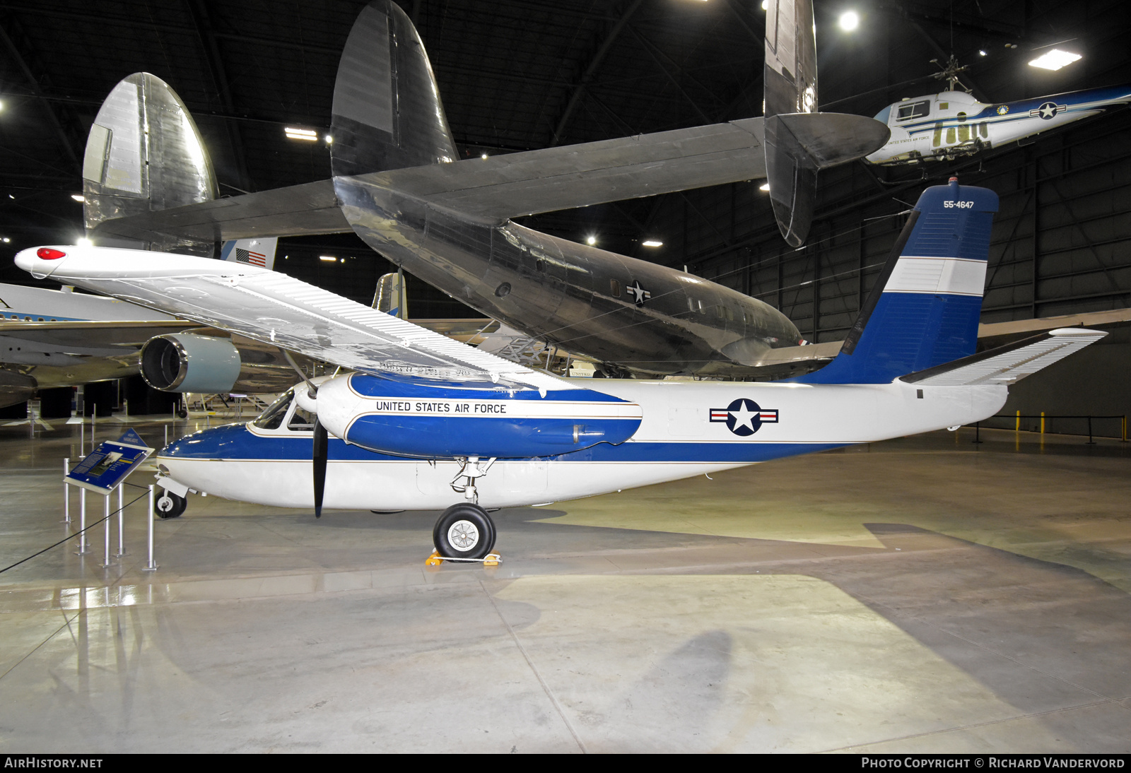 Aircraft Photo of 55-4647 | Aero Commander U-4B | USA - Air Force | AirHistory.net #829805