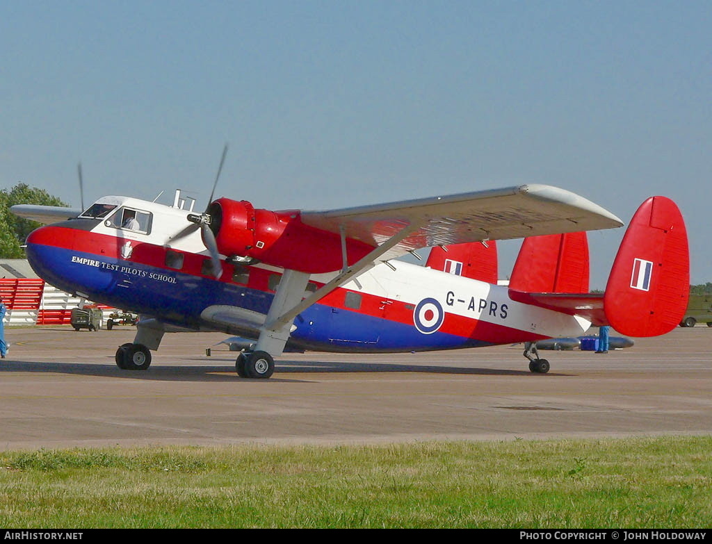 Aircraft Photo of G-APRS | Scottish Aviation Twin Pioneer Series 3 | UK - Air Force | AirHistory.net #829826