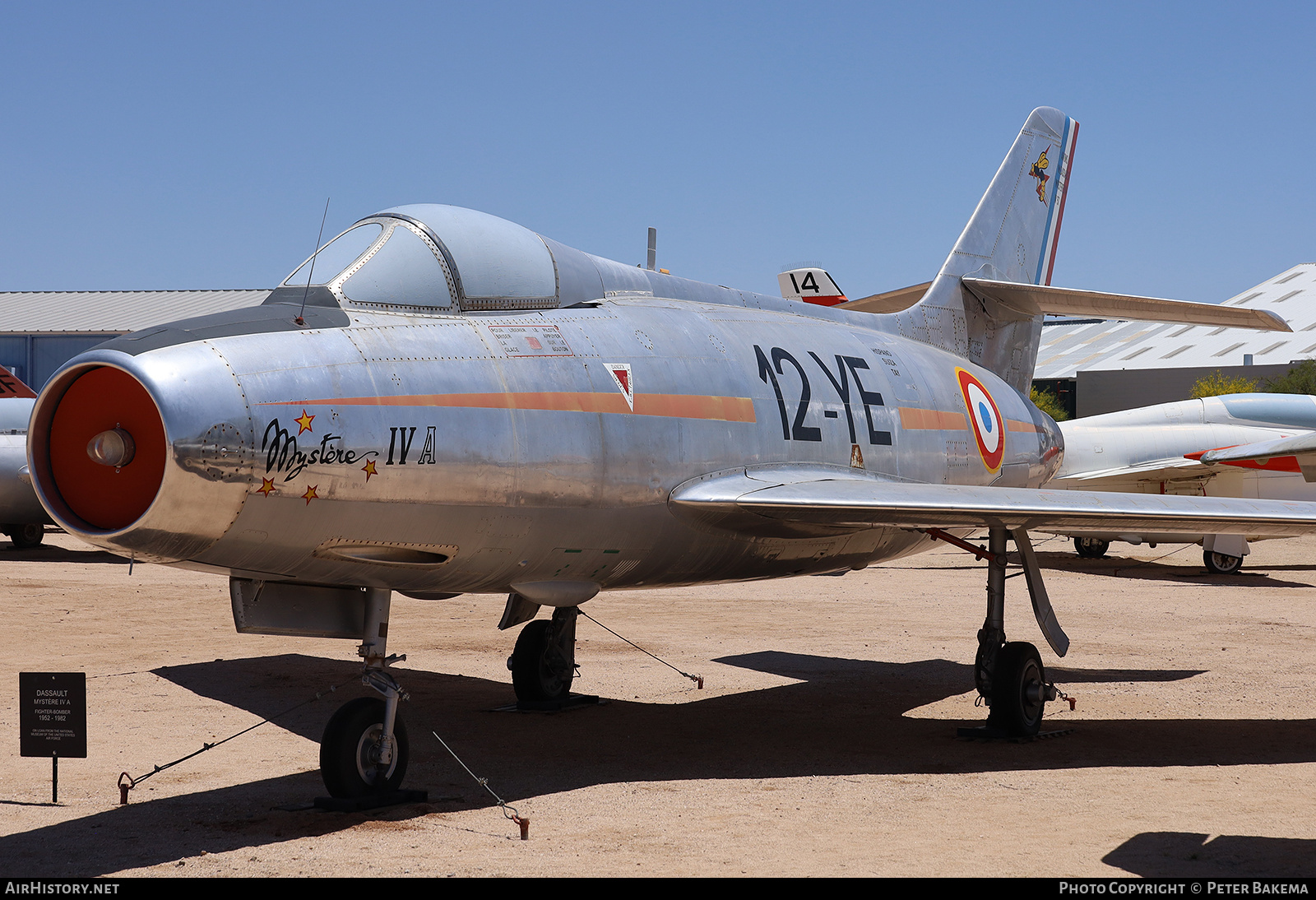 Aircraft Photo of 57 | Dassault MD-454 Mystere IV A | France - Air Force | AirHistory.net #829827