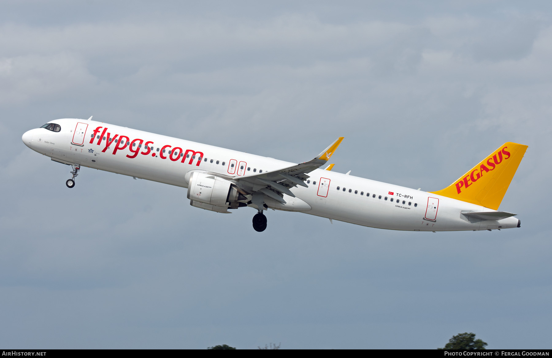 Aircraft Photo of TC-RFH | Airbus A321-251NX | Pegasus Airlines | AirHistory.net #829866