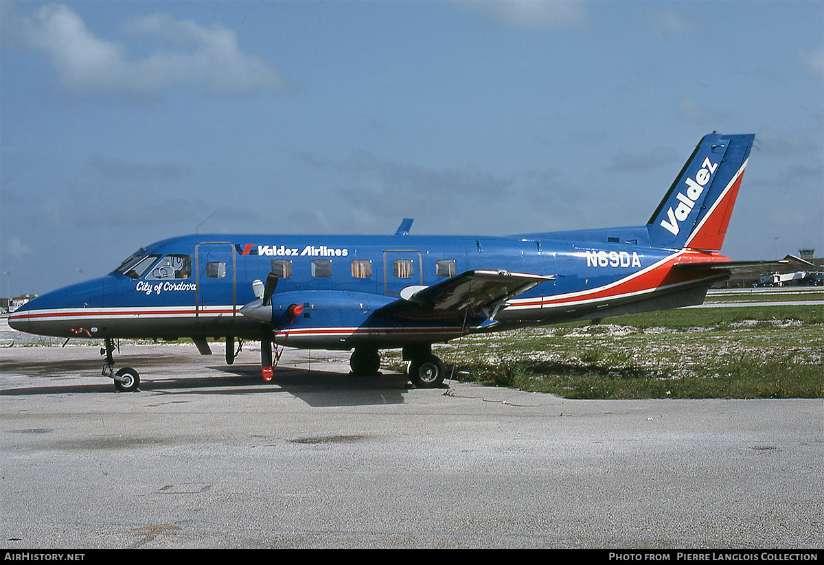 Aircraft Photo of N69DA | Embraer EMB-110P1 Bandeirante | Valdez Airlines | AirHistory.net #829876