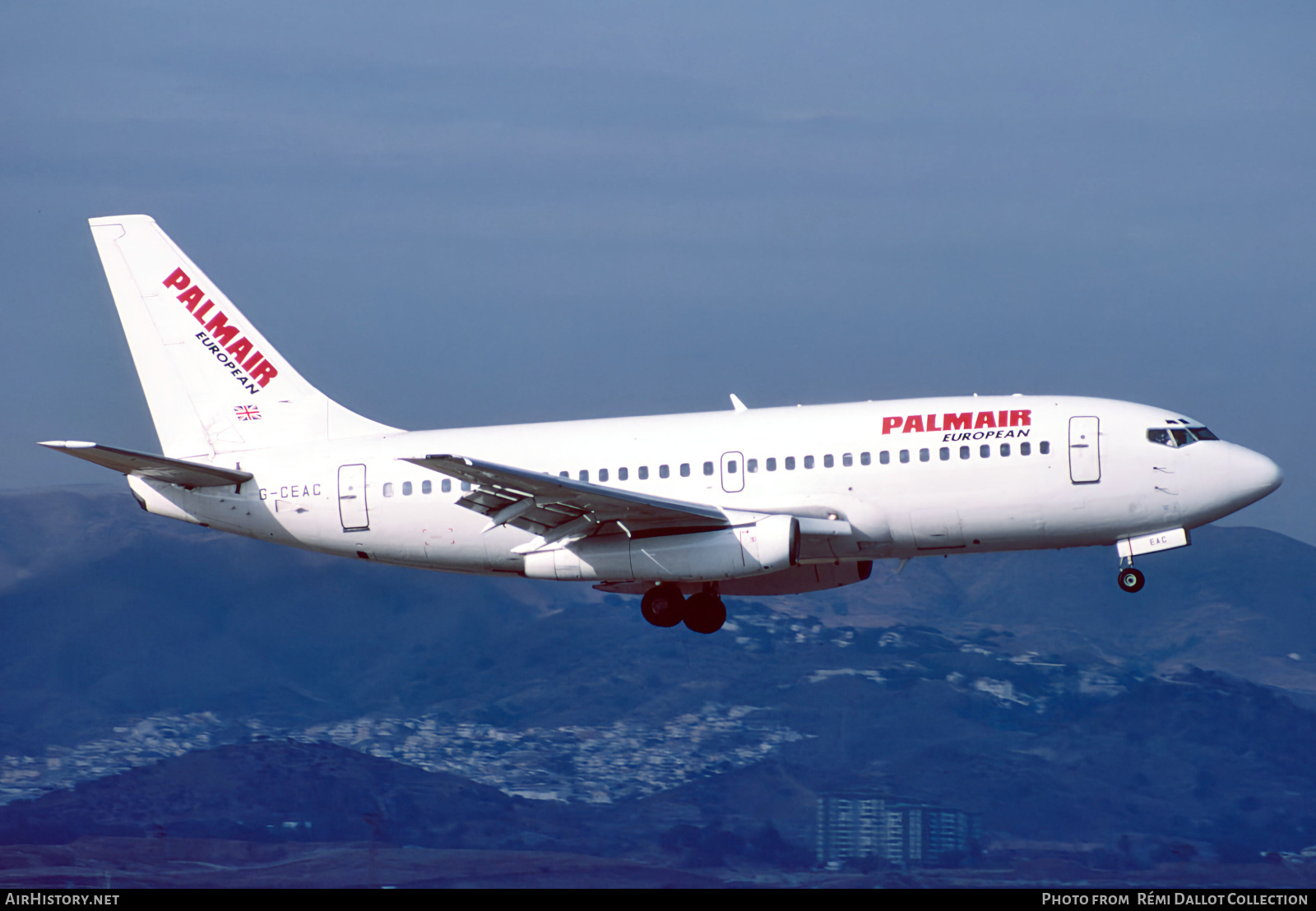 Aircraft Photo of G-CEAC | Boeing 737-229/Adv | Palmair | AirHistory.net #829944