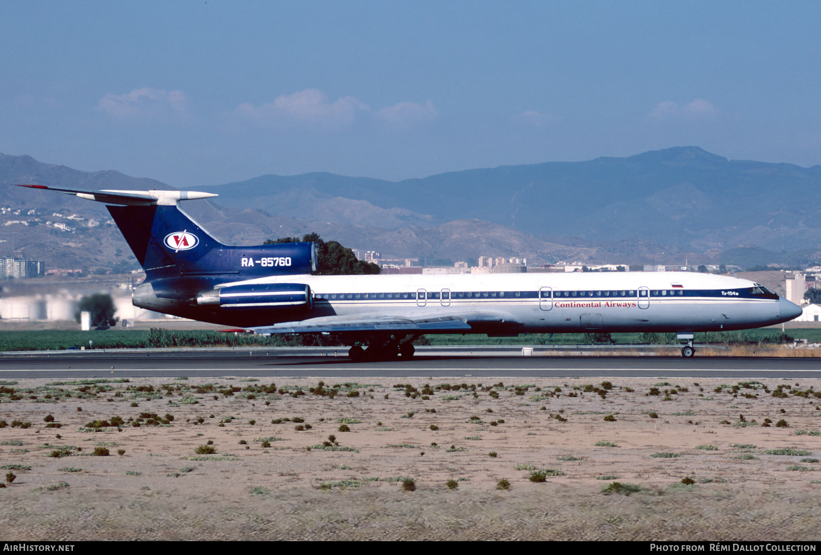 Aircraft Photo of RA-85760 | Tupolev Tu-154M | Continental Airways | AirHistory.net #829954