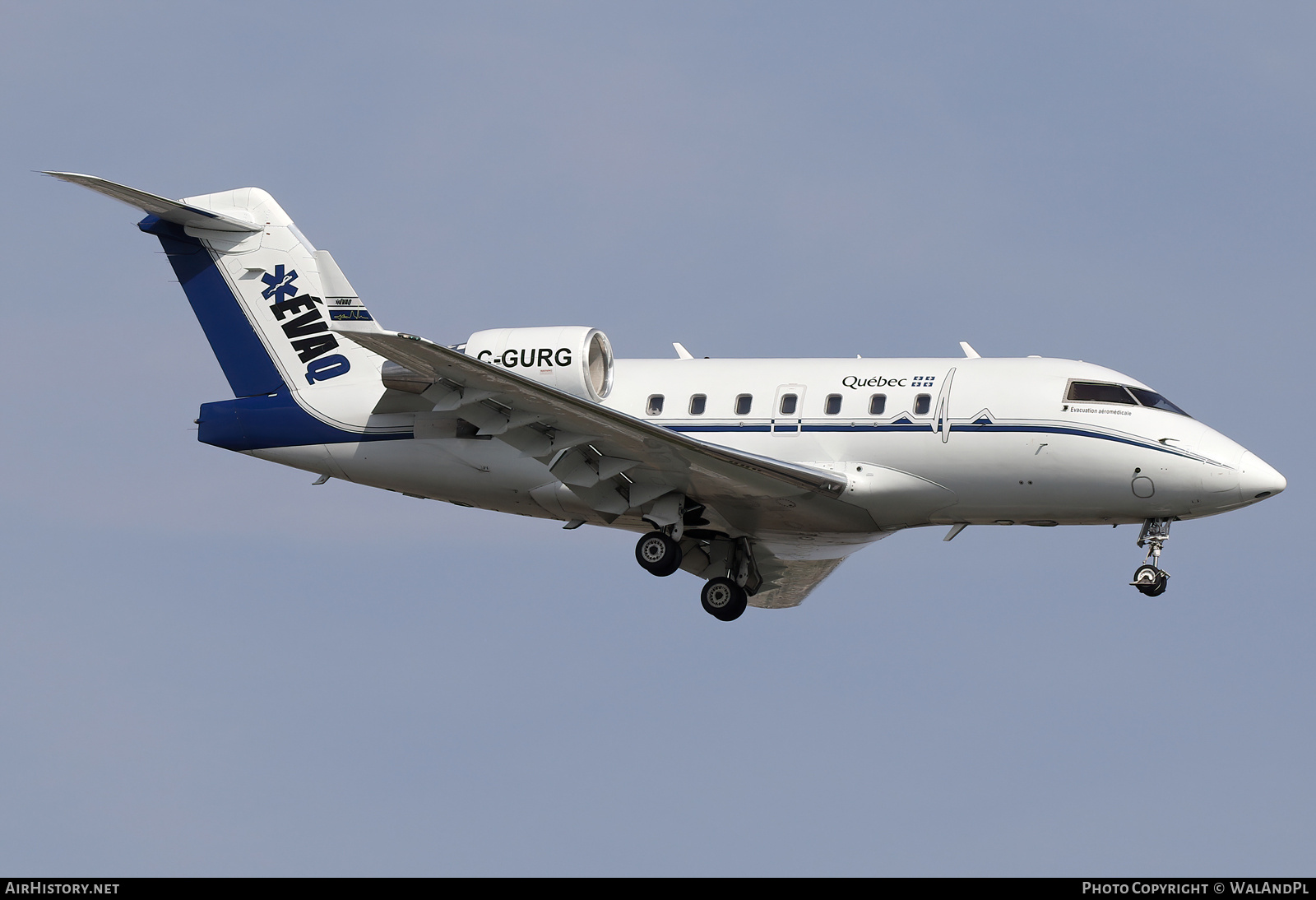 Aircraft Photo of C-GURG | Canadair Challenger 601-3R (CL-600-2B16) | Gouvernement du Québec | AirHistory.net #829975