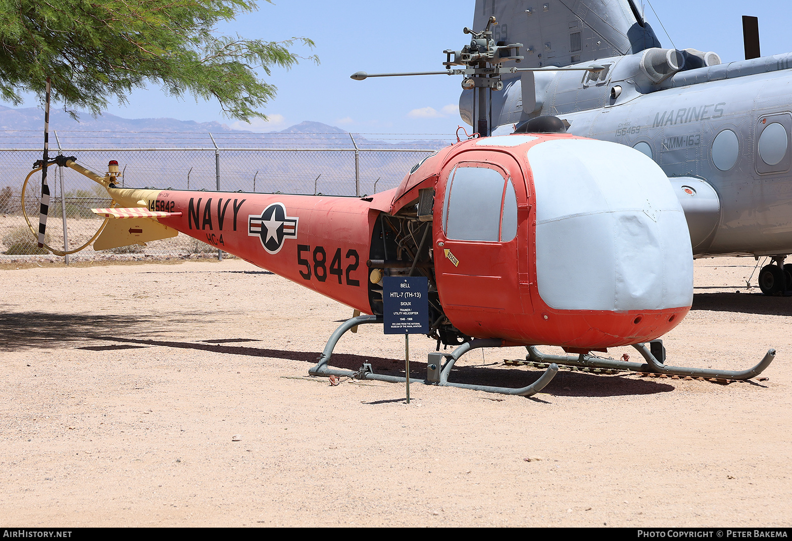Aircraft Photo of 145842 / 5842 | Bell TH-13N | USA - Navy | AirHistory.net #829980