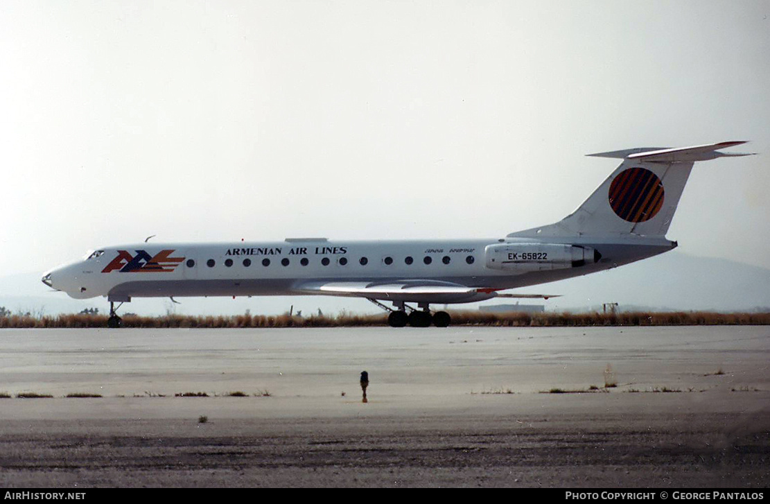 Aircraft Photo of EK-65822 | Tupolev Tu-134A-3 | Armenian Airlines | AirHistory.net #830002