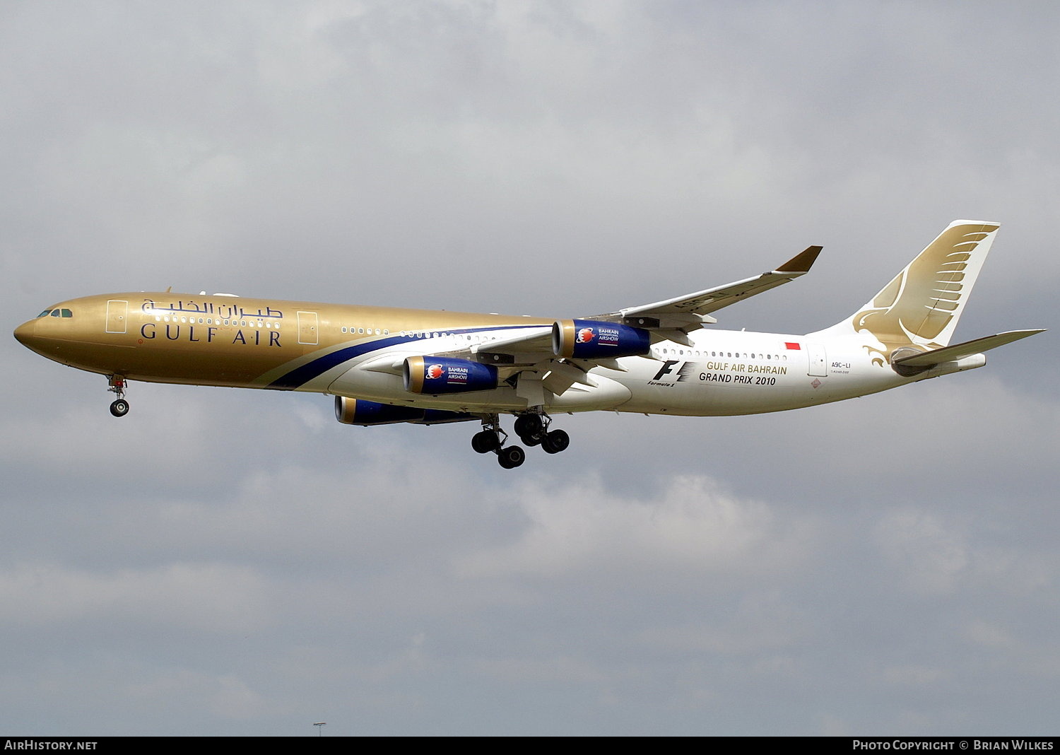 Aircraft Photo of A9C-LI | Airbus A340-313 | Gulf Air | AirHistory.net #830006