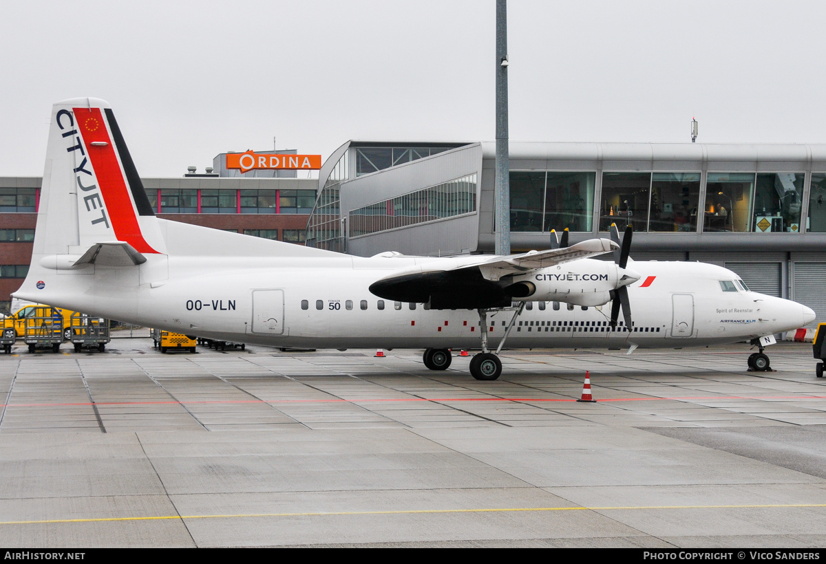 Aircraft Photo of OO-VLN | Fokker 50 | CityJet | AirHistory.net #830023