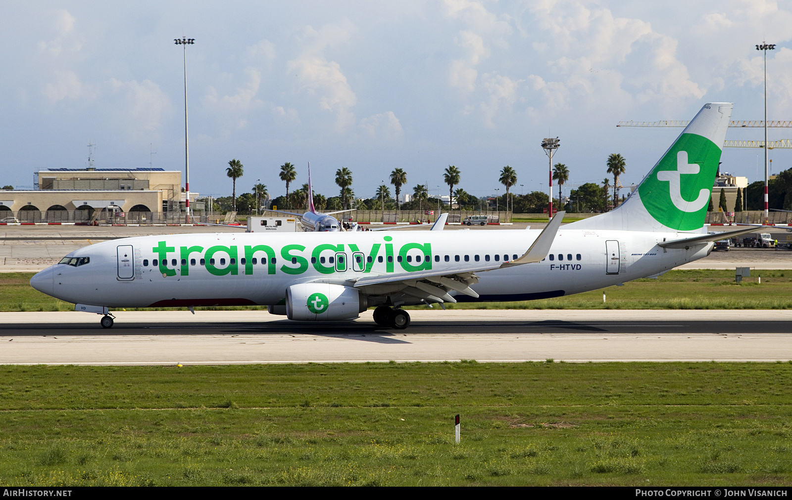 Aircraft Photo of F-HTVD | Boeing 737-800 | Transavia | AirHistory.net #830034