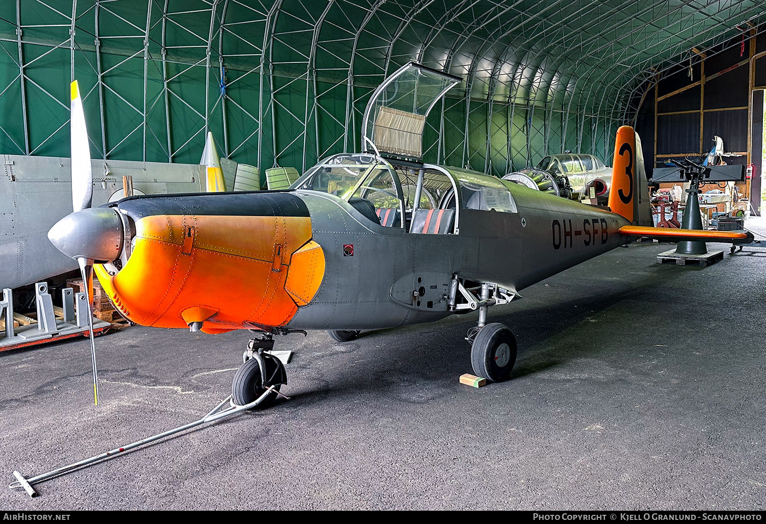Aircraft Photo of OH-SFB | Saab 91D Safir | AirHistory.net #830040