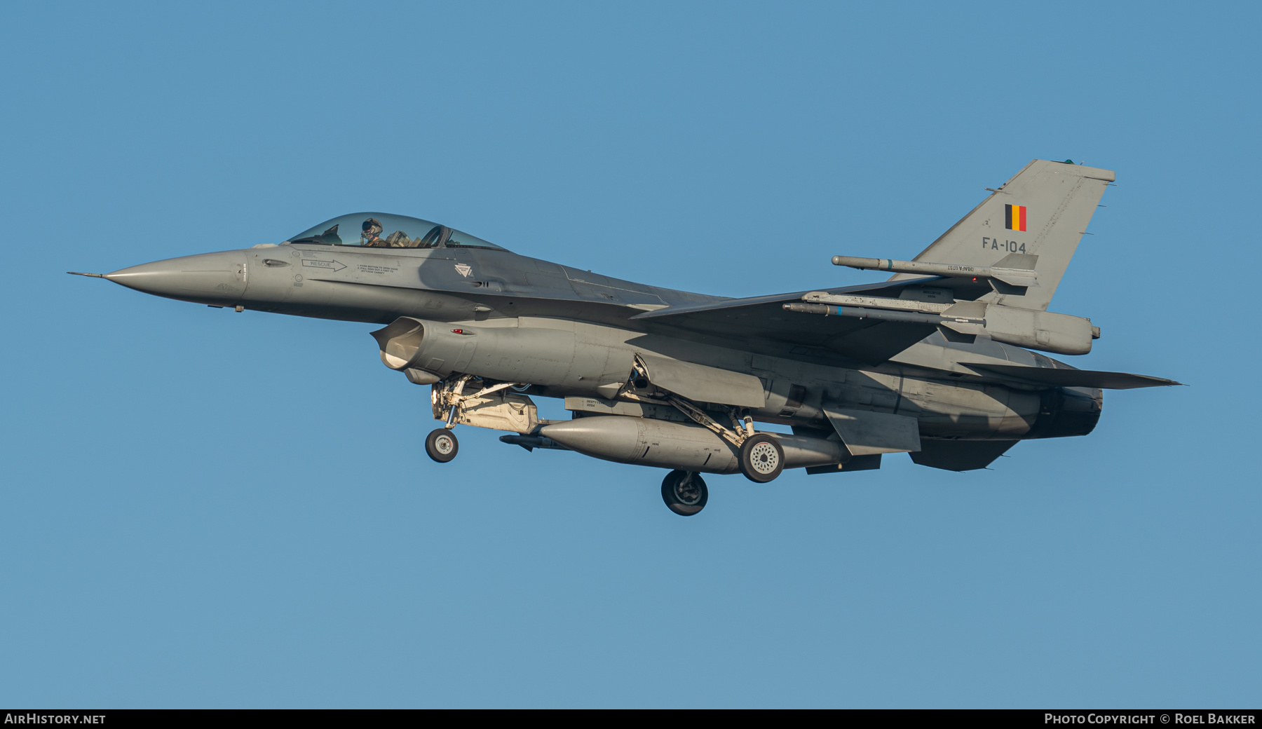 Aircraft Photo of FA-104 | General Dynamics F-16AM Fighting Falcon | Belgium - Air Force | AirHistory.net #830044