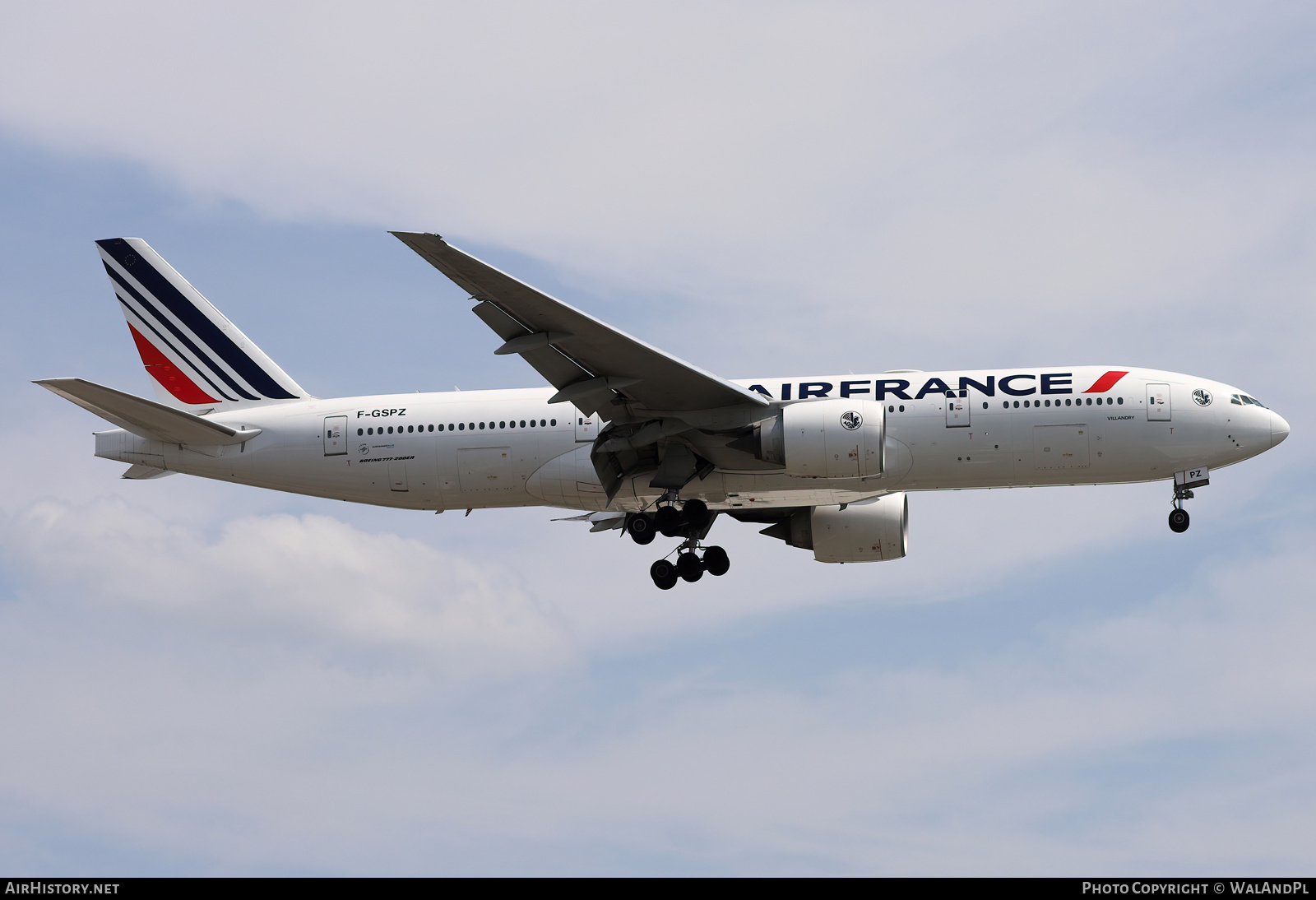 Aircraft Photo of F-GSPZ | Boeing 777-228/ER | Air France | AirHistory.net #830061