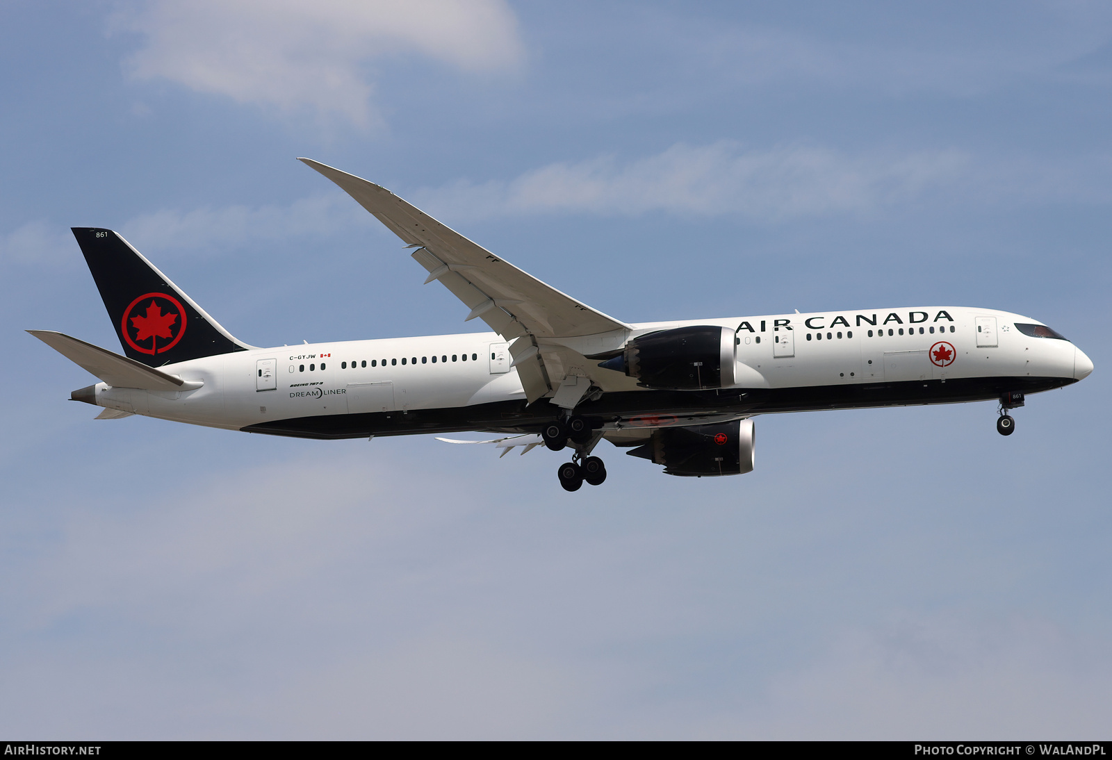 Aircraft Photo of C-GYJW | Boeing 787-9 Dreamliner | Air Canada | AirHistory.net #830063