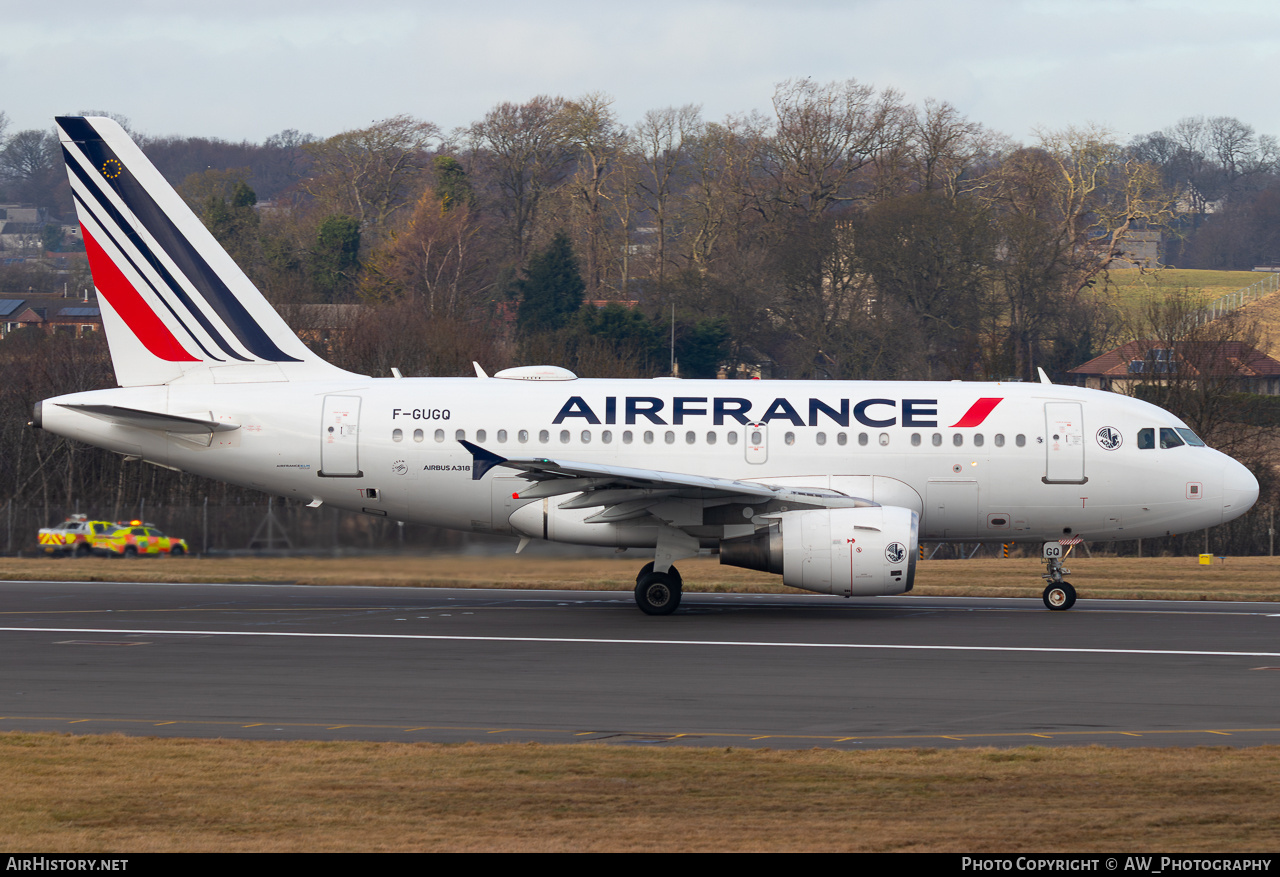 Aircraft Photo of F-GUGQ | Airbus A318-111 | Air France | AirHistory.net #830103