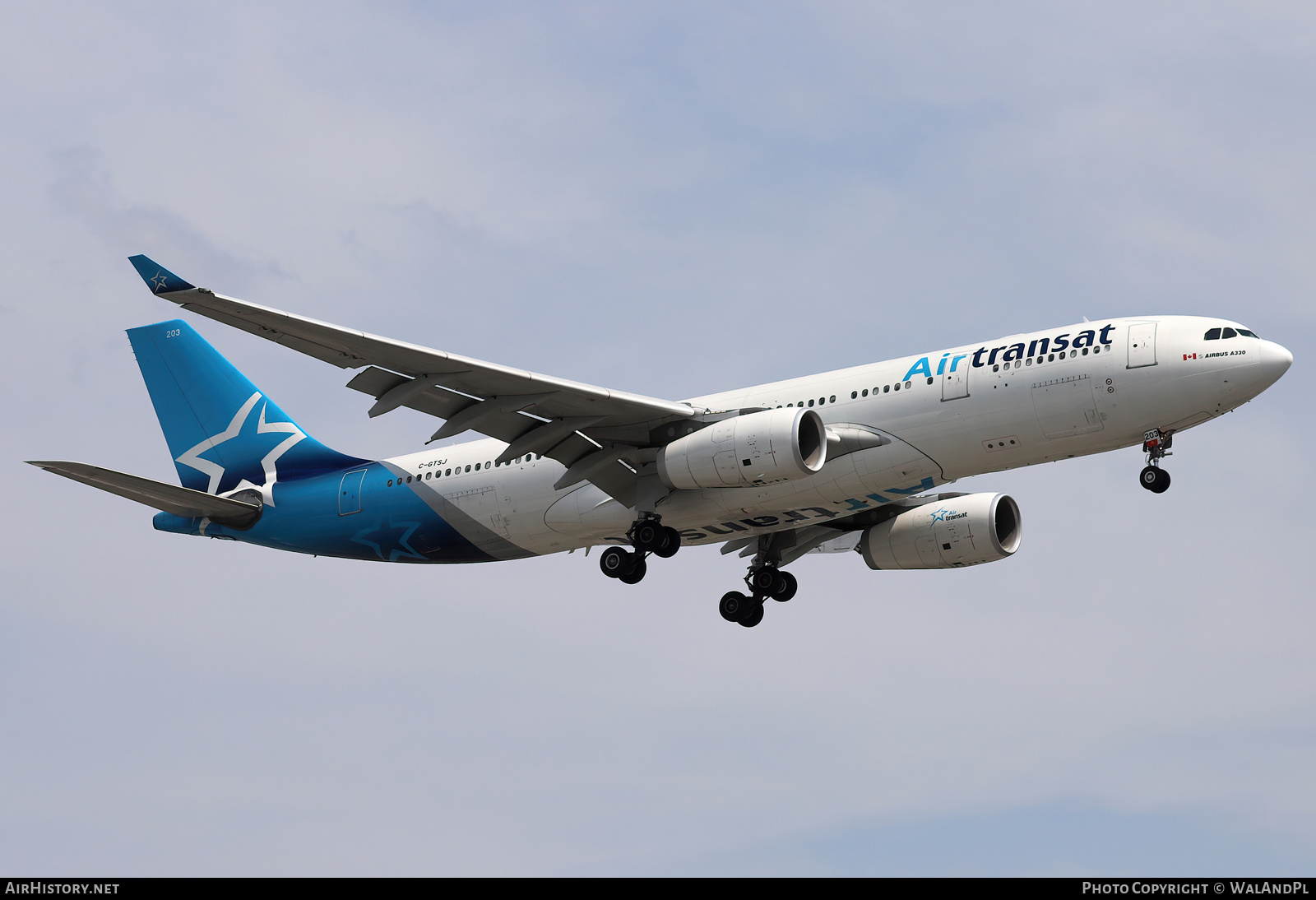 Aircraft Photo of C-GTSJ | Airbus A330-243 | Air Transat | AirHistory.net #830129