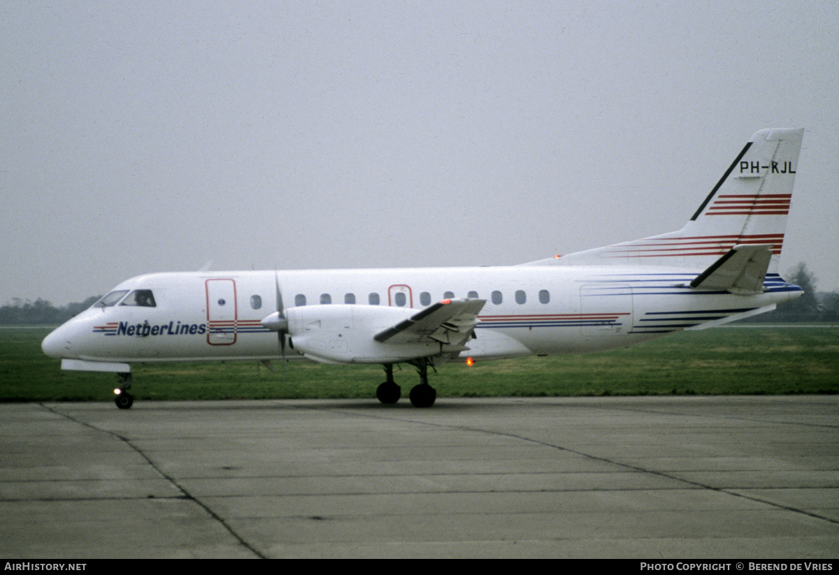 Aircraft Photo of PH-KJL | Saab 340A | Netherlines | AirHistory.net #830191
