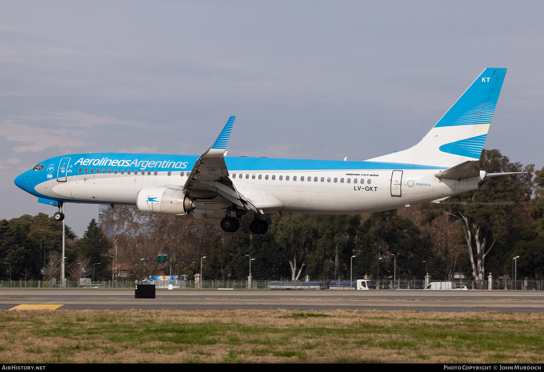 Aircraft Photo of LV-GKT | Boeing 737-800 | Aerolíneas Argentinas | AirHistory.net #830196
