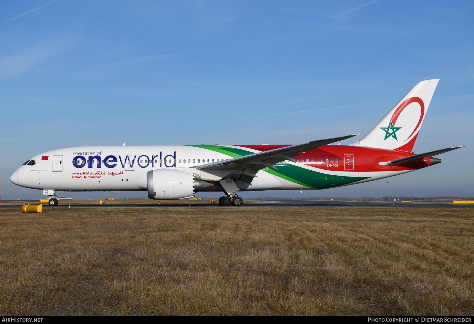 Aircraft Photo of CN-RGB | Boeing 787-8 Dreamliner | Royal Air Maroc - RAM | AirHistory.net #830220