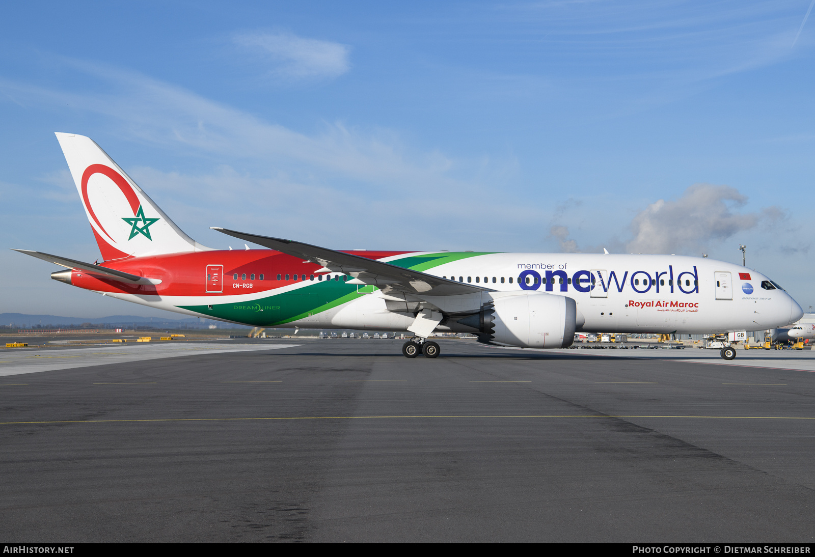 Aircraft Photo of CN-RGB | Boeing 787-8 Dreamliner | Royal Air Maroc - RAM | AirHistory.net #830226
