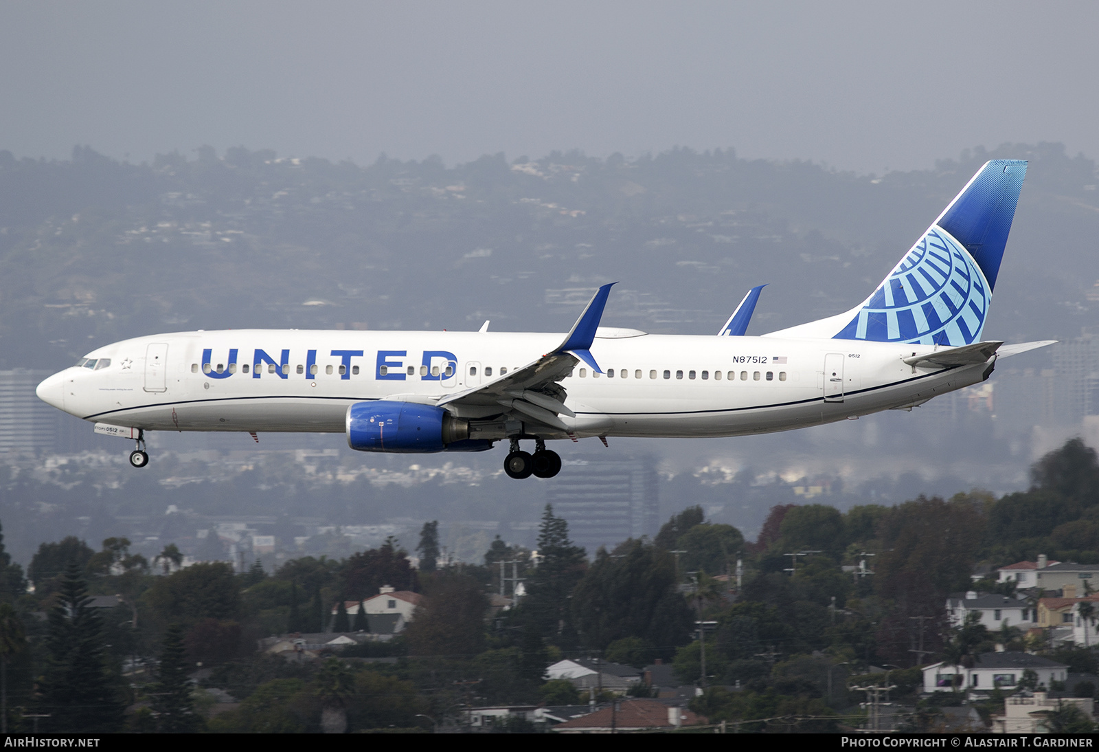 Aircraft Photo of N87512 | Boeing 737-824 | United Airlines | AirHistory.net #830239