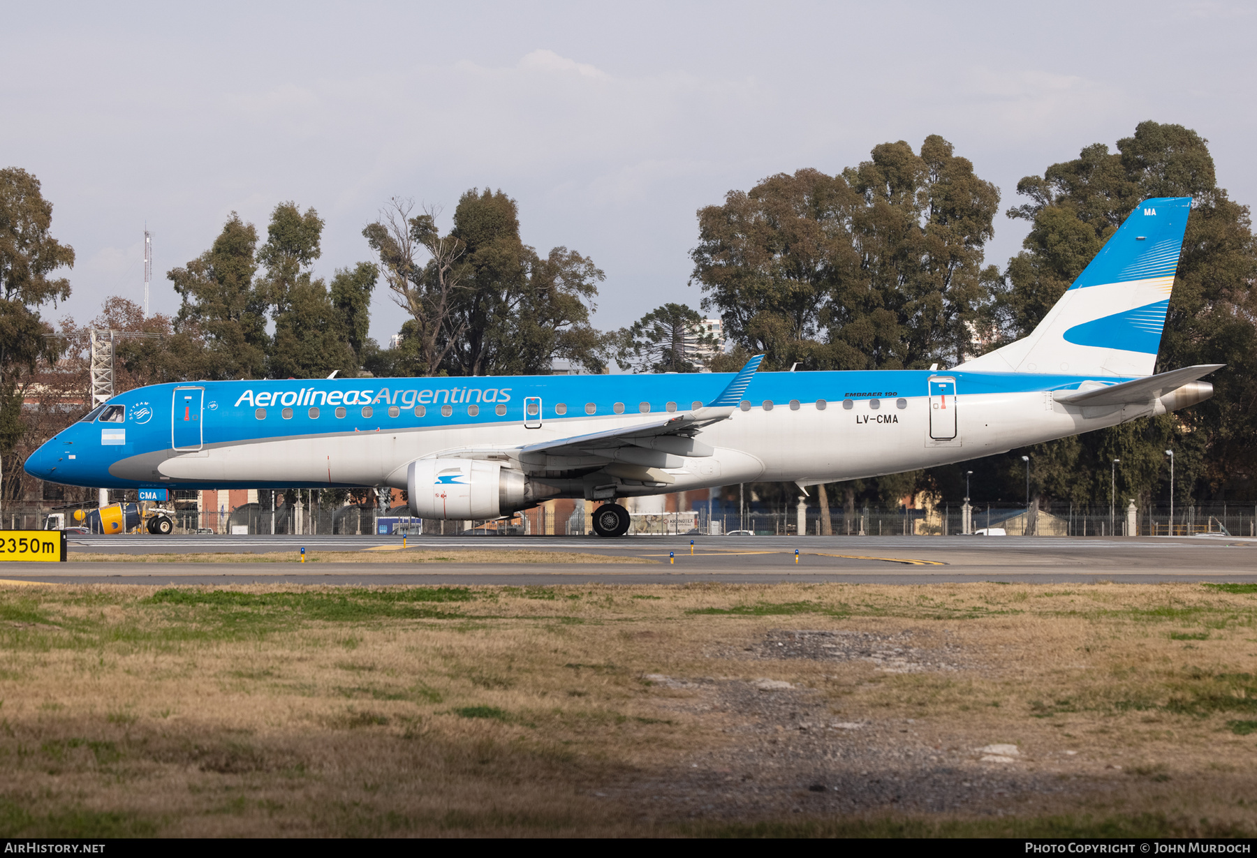 Aircraft Photo of LV-CMA | Embraer 190AR (ERJ-190-100IGW) | Aerolíneas Argentinas | AirHistory.net #830248