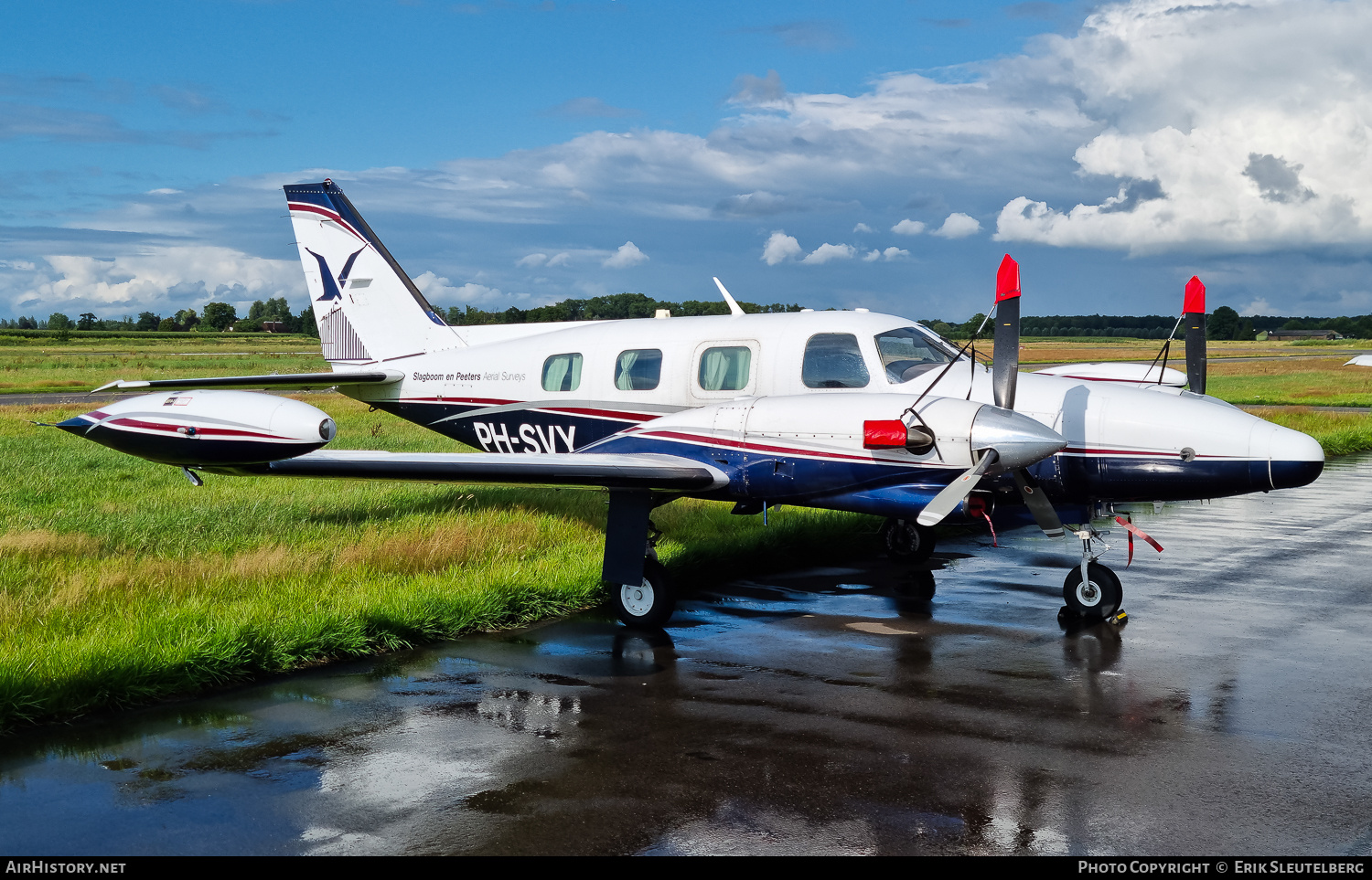 Aircraft Photo of PH-SVY | Piper PA-31T Cheyenne II | Slagboom en Peeters Aerial Surveys | AirHistory.net #830267