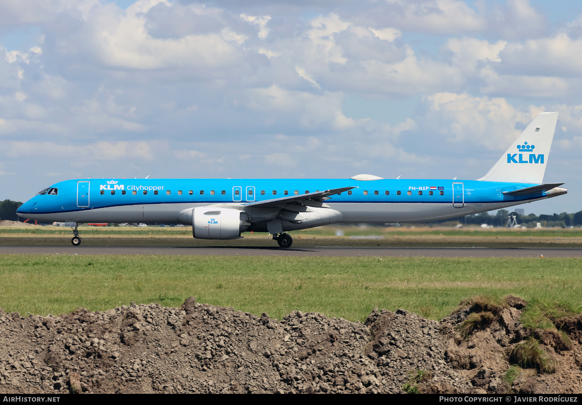 Aircraft Photo of PH-NXP | Embraer 195-E2 (ERJ-190-400) | KLM Cityhopper | AirHistory.net #830281
