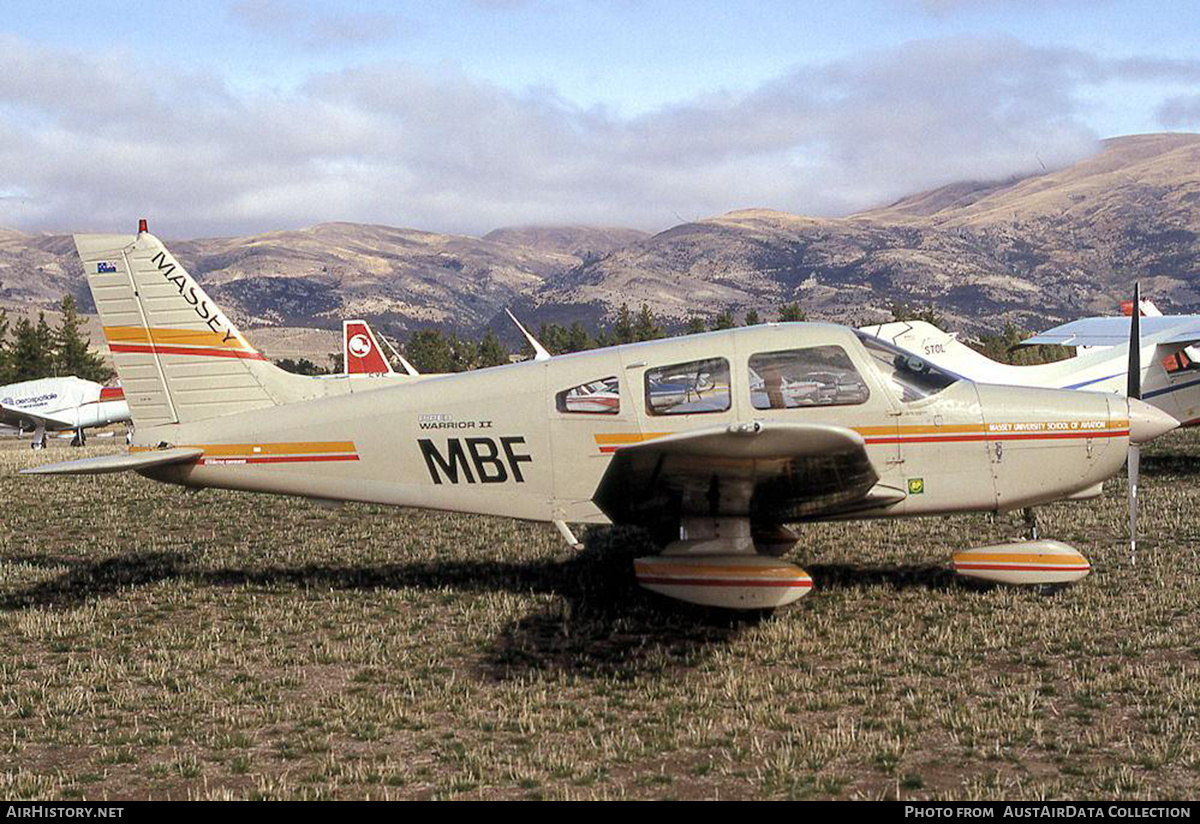 Aircraft Photo of ZK-MBF / MBF | Piper PA-28-161 Warrior II | Massey University - School of Aviation | AirHistory.net #830296