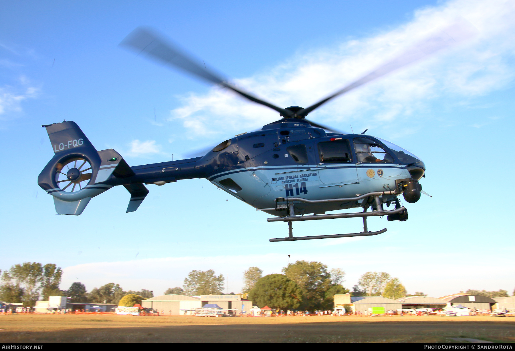 Aircraft Photo of LQ-FQG | Airbus Helicopters EC-135T-2+ | Policía Federal Argentina | AirHistory.net #830301