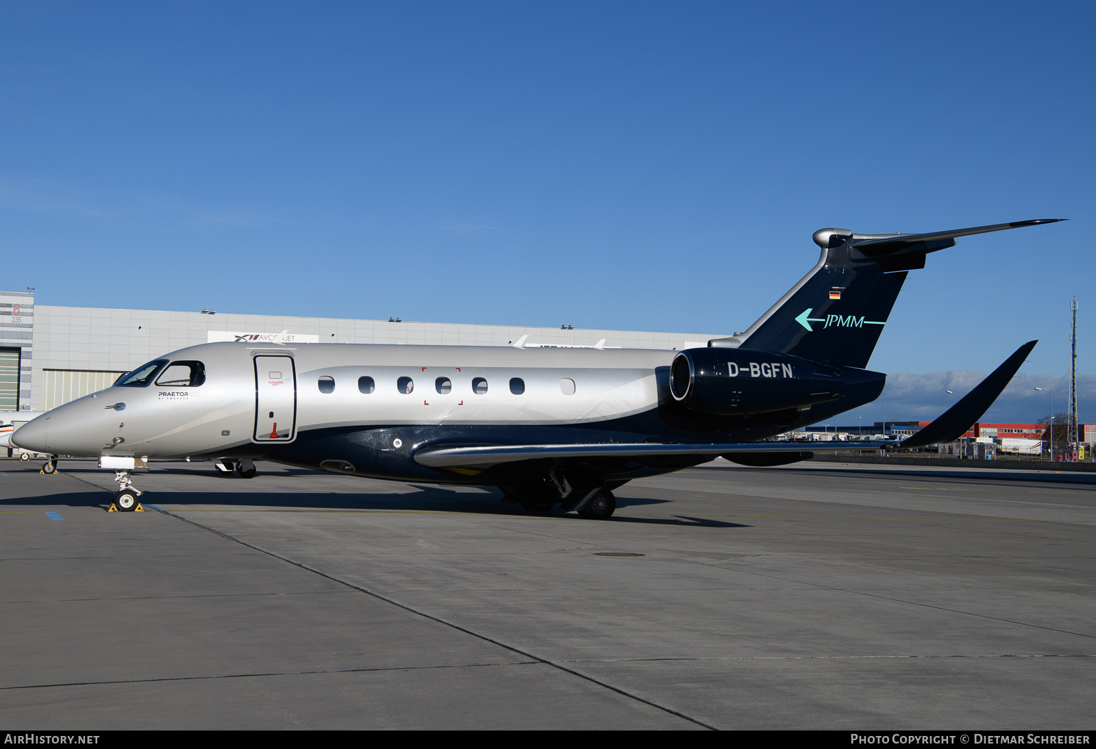 Aircraft Photo of D-BGFN | Embraer EMB-550 Praetor 600 | AirHistory.net #830303