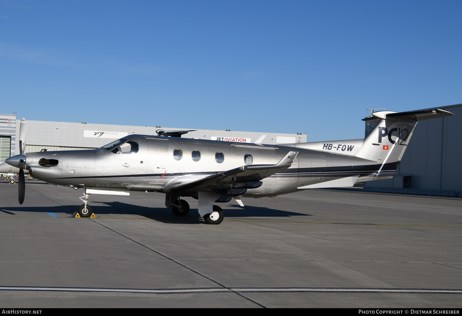 Aircraft Photo of HB-FOW | Pilatus PC-12/45 | AirHistory.net #830319