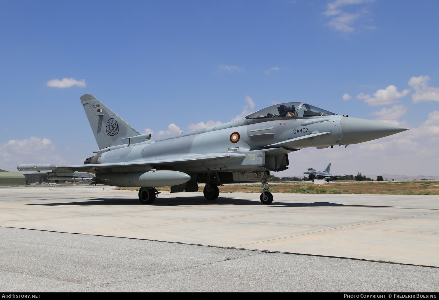 Aircraft Photo of QA407 | Eurofighter EF-2000 Typhoon | Qatar - Air Force | AirHistory.net #830371