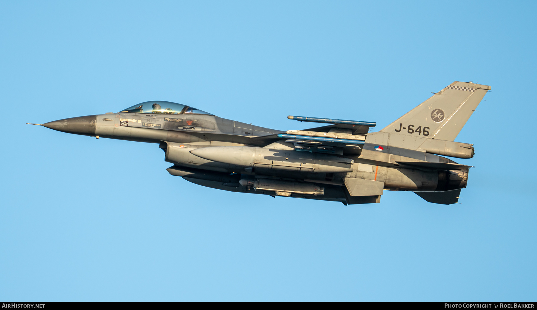 Aircraft Photo of J-646 | General Dynamics F-16AM Fighting Falcon | Netherlands - Air Force | AirHistory.net #830372