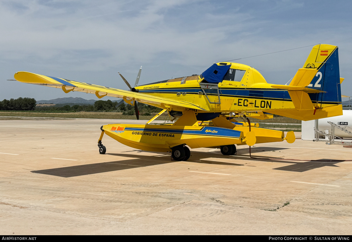 Aircraft Photo of EC-LON | Air Tractor AT-802F Fire Boss (AT-802A) | Martínez Ridao Aviación | AirHistory.net #830380