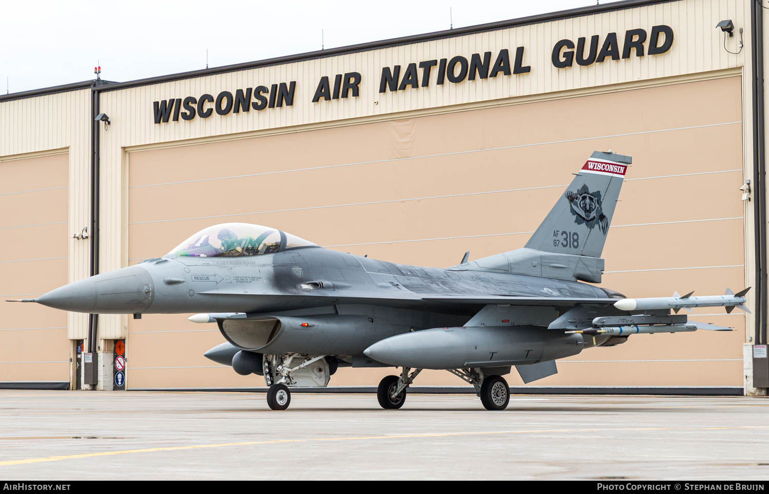 Aircraft Photo of 87-0318 / AF87-318 | General Dynamics F-16C Fighting Falcon | USA - Air Force | AirHistory.net #830387