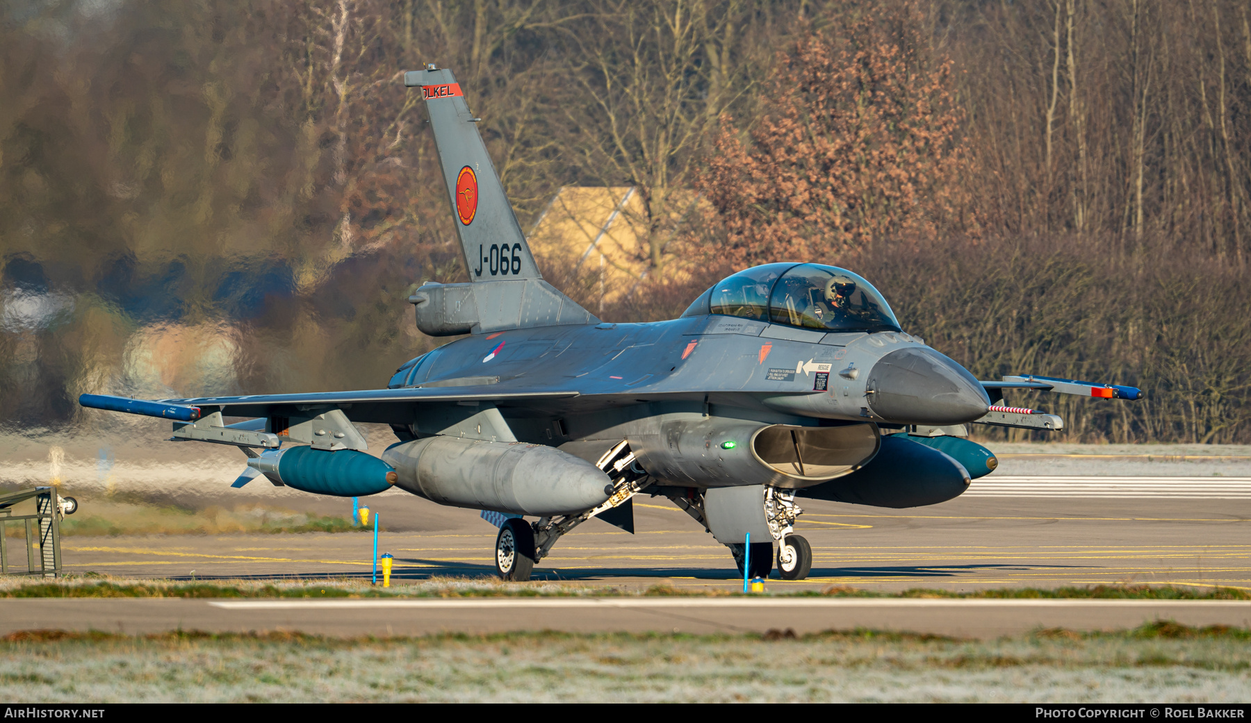 Aircraft Photo of J-066 | General Dynamics F-16BM Fighting Falcon | Netherlands - Air Force | AirHistory.net #830390