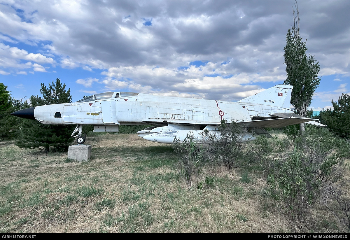 Aircraft Photo of 69-7503 | McDonnell Douglas RF-4E Phantom II | Turkey - Air Force | AirHistory.net #830407