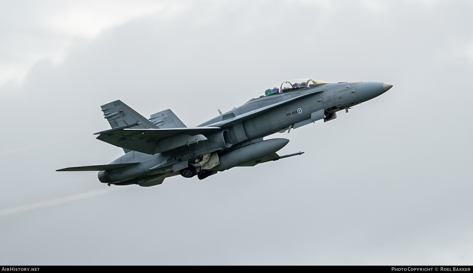 Aircraft Photo of HN-466 | McDonnell Douglas F/A-18D Hornet | Finland - Air Force | AirHistory.net #830429