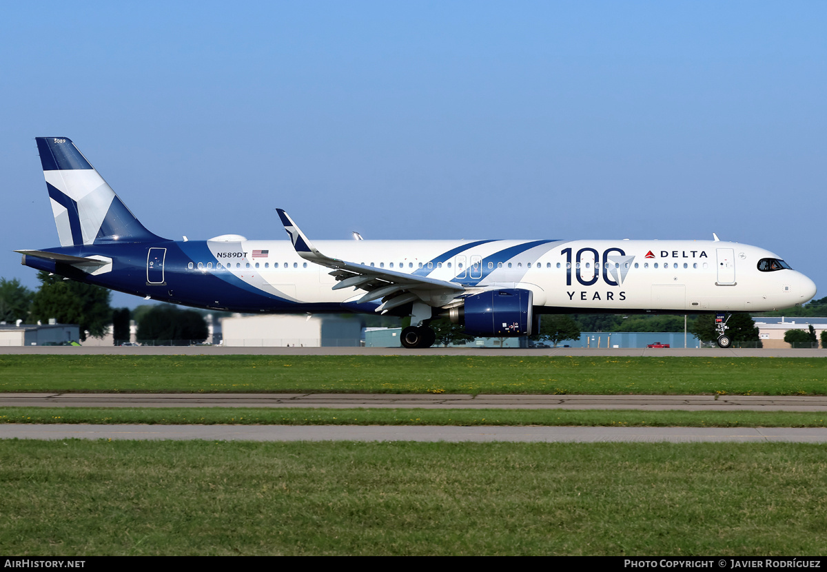 Aircraft Photo of N589DT | Airbus A321-271NX | Delta Air Lines | AirHistory.net #830436