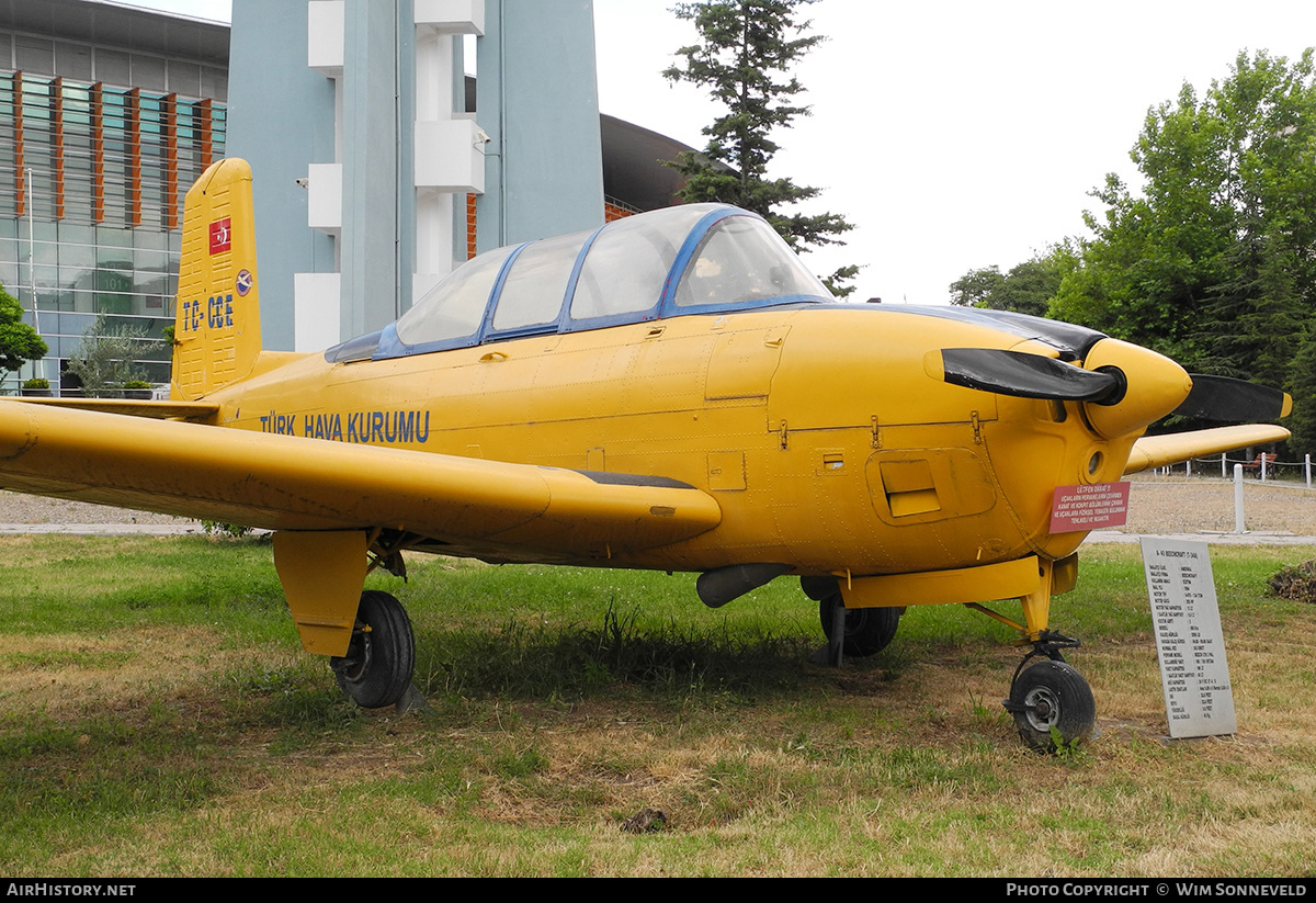 Aircraft Photo of TC-CCE | Beech T-34A Mentor | THK - Türk Hava Kurumu | AirHistory.net #830443