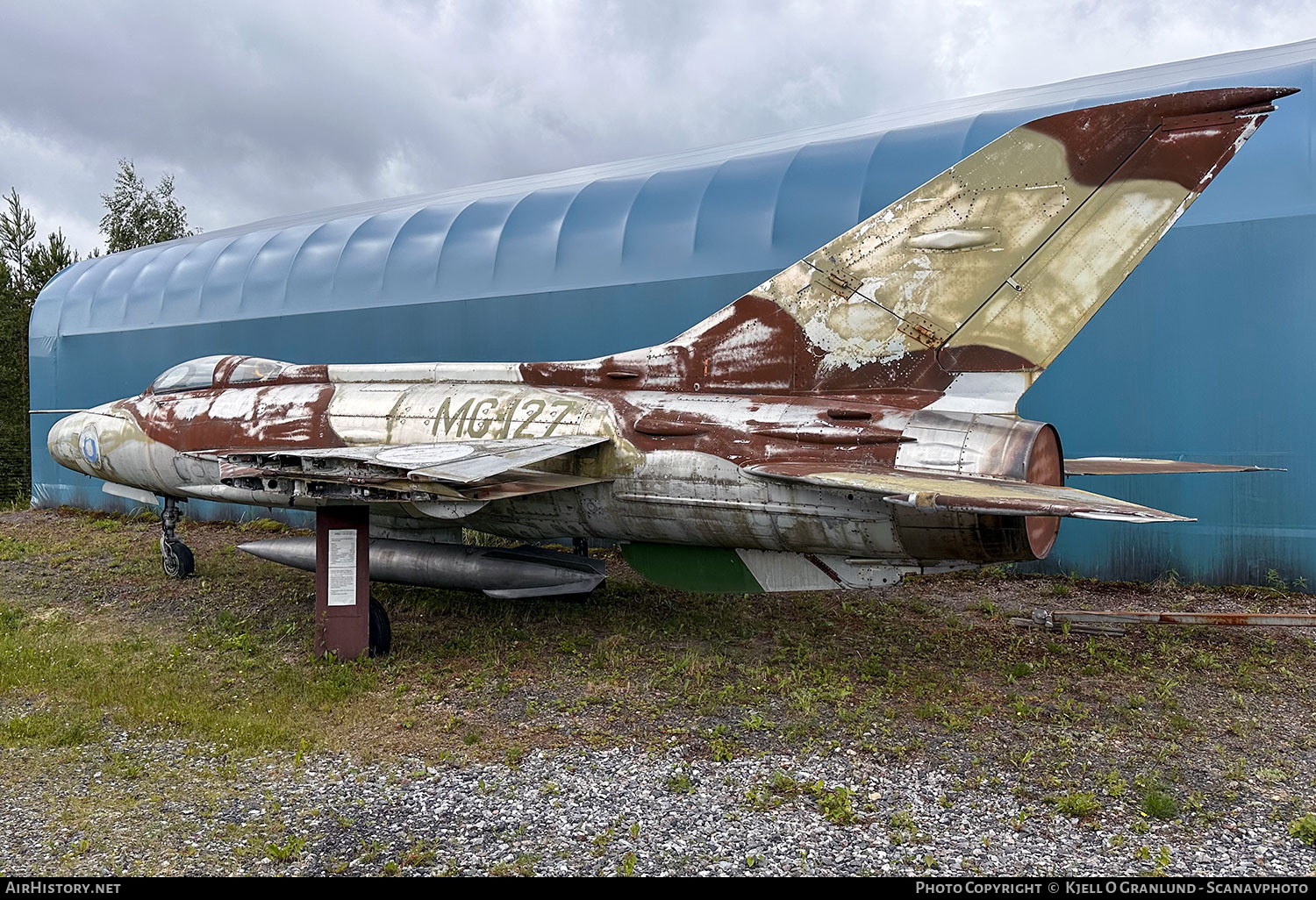 Aircraft Photo of MG-127 | Mikoyan-Gurevich MiG-21F-13 | Finland - Air Force | AirHistory.net #830456